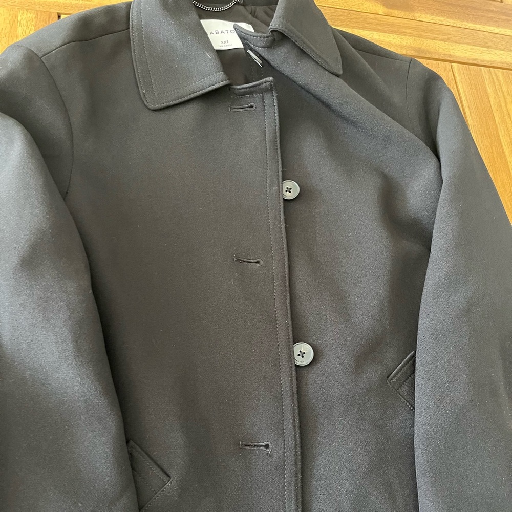 Babaton black coat size xxs